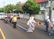 Sat Lantas Polres Majalengka Laksanakan Pengaturan Lalu Lintas Pagi di Wilayah Hukum Majalengka