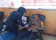 Polsek Malangbong Dukung Aksi Donor Darah Forkopimcam, Wujud Sinergi untuk Kemanusiaan