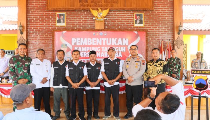 Sinergi Tiga Pilar: Polres Brebes Bentuk Kampung Tangguh Bersih Narkoba
