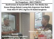 Konfrontasi di Kanwil BPN Aceh: Tim Media dan Kuasa Warga Babah Lueng Adu Argumen Soal Bukti Fisik HGU PT SPS 2 Agrina VS Kabid Sengketa