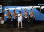 Sat Lantas Polres Majalengka Gelar Kegiatan Rampcheck di PO Bus BS Guvilli