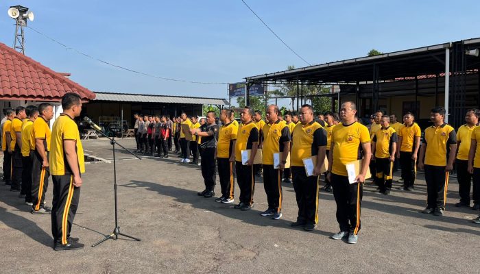 Polres Majalengka Mantapkan Kesiapan Personel Jelang Samjas dengan Apel Pagi