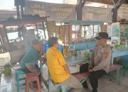 Sambangi Warga di Area Terminal, IPDA D Yusuf Sampaikan Pesan Kamtibmas