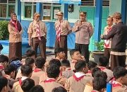 Panit Samapta Polsek Jatiwangi Berikan Pembekalan Kepada Pramuka Tentang Kenakalan Remaja