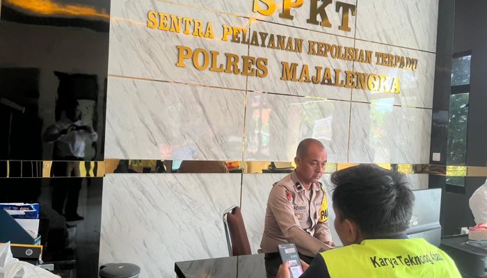 SPKT Polres Majalengka Terima Laporan Kehilangan Kartu ATM Bank Mandiri Milik Warga