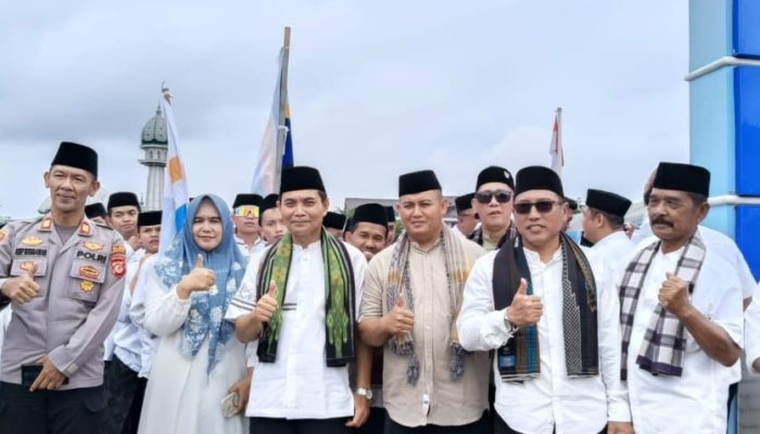 Kapolsek Cikijing Beserta Anggota Hadiri dan Laksanakan Pengamanan Peringatan Hari Santri Nasional Tingkat Kabupaten Majalengka