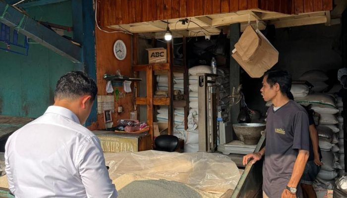 Satgas Pangan Polres Garut Pastikan Harga Beras Stabil, Tak Ada Penimbunan di Pasar Tradisional