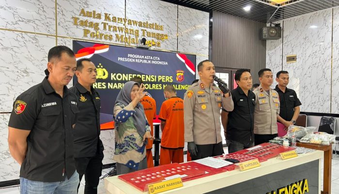 Satres Narkoba Polres Majalengka Ungkap 11 Kasus Narkoba Selama September–Oktober 2025