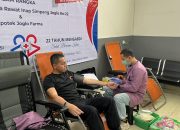 Wujud Kepedulian terhadap Sesama, Sat Brimob Polda Jabar Bakti Sosial Donor Darah di Sukaresmi