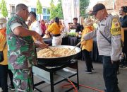Meriahkan HUT JAF, Bhabinkamtibmas Polsek Jatiwangi dan Babinsa Masak Dan Makan Bersama Dengan Warga Binaan