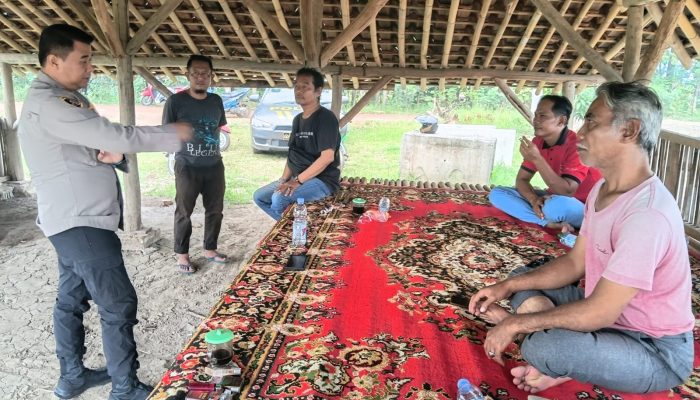 Kapolsek Jatiwangi Cek Lokasi Lahan Tanam Jagung, Wujud Upaya Ketahanan Pangan Nasional