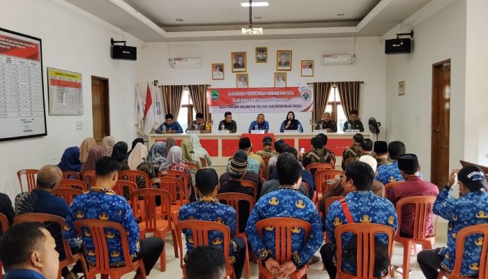 Bhabinkamtibmas Polsek Cikijing Hadiri Musrenbang Tahun Anggaran 2026 di Desa Cidulang