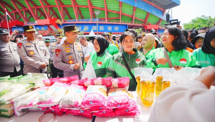 Pimpin Apel Ojol di Jatim, Kapolri Pastikan Komitmen Bermitra Jaga Kamtibmas Kondusif