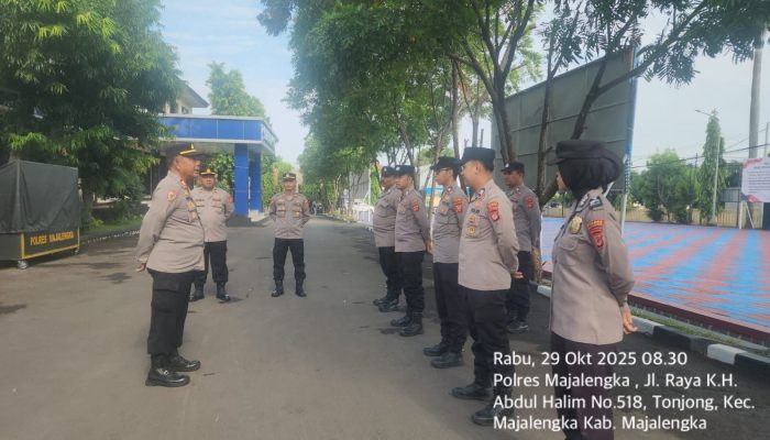 Kasiwas Polres Majalengka Berikan Arahan Terkait Penerapan SP4LAPOR kepada PNPP