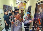 Provos Polres Majalengka Laksanakan Pengamanan Melekat Saat Apel Fungsi Rutin