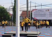 Polres Majalengka Laksanakan Olahraga Pagi Bersama untuk Jaga Kebugaran dan Kekompakan Personel