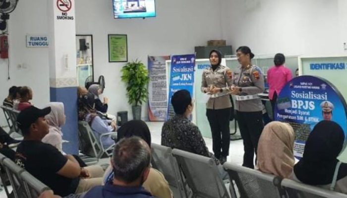 Satlantas Polrestabes Semarang Sosialisasikan Aplikasi SINAR, Permudah Perpanjangan SIM dari Rumah
