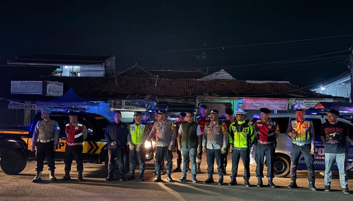 Sat Samapta Polres Majalengka Laksanakan Patroli Malam, Jaga Kondusivitas Kamtibmas di Akhir Pekan
