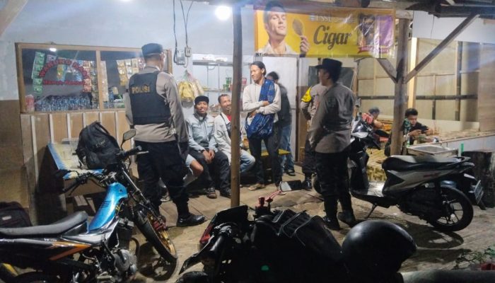 Ciptakan Kondusifitas Kamtibmas, Polsek Cikijing Laksanakan Patroli KRYD