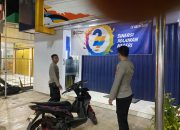 Patroli Malam, Personil Polsek Cikijing Pantau Gerai ATM Mandiri