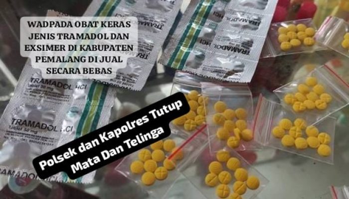 Polres Kab. Pemalang Jangan Tingal Diam , Adanya Peredaran Obat Keras Jenis Tramadol, Exsimer di Wilayah Hukumnya
