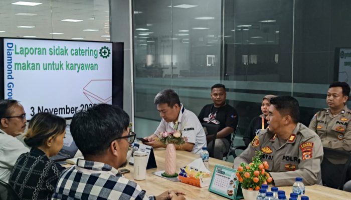 Kapolsek Jatiwangi Jalin Silaturahmi Bersama Pengurus PT.Diamond Group Ciptakan Harkamtibmas Yang Kondusif