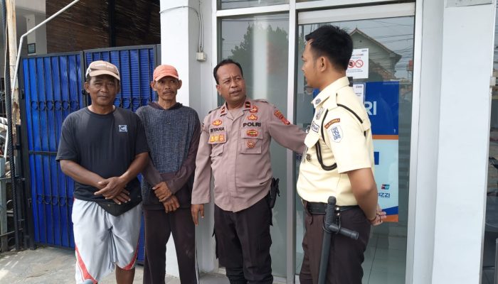 Ciptakan Rasa Aman Dilingkungan Perbankan, Panit I Samapta Polsek Jatiwangi Laksanakan Patroli Bank BRI