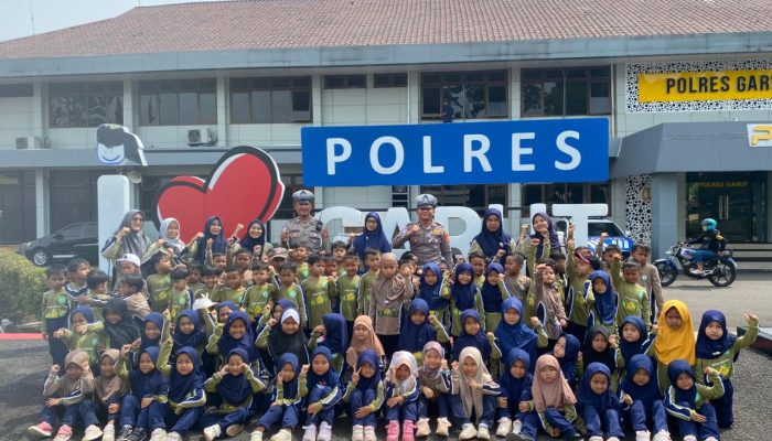 Satlantas Polres Garut Gelar Kegiatan “Polisi Sahabat Anak” Bersama Tk Aisyiah Garut