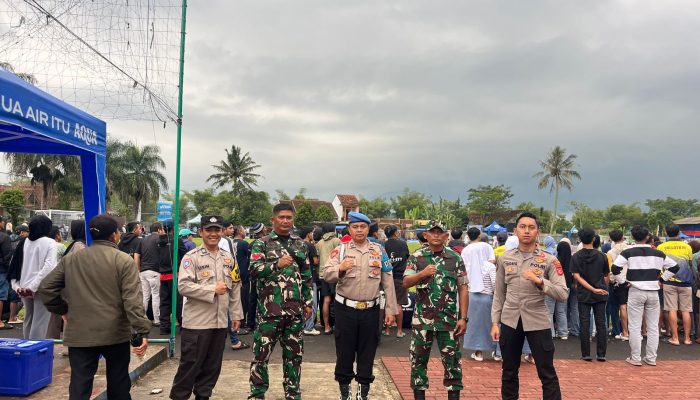 Sinergitas TNI-Polri dalam Melaksanakan Pengamanan Pertandingan Sepak Bola SU-CI Cup 2025