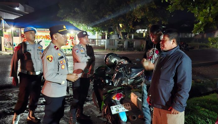 Polsek Kasokandel Gencarkan Patroli KRYD di Malam Hari, Ciptakan Situasi Aman dan Kondusif