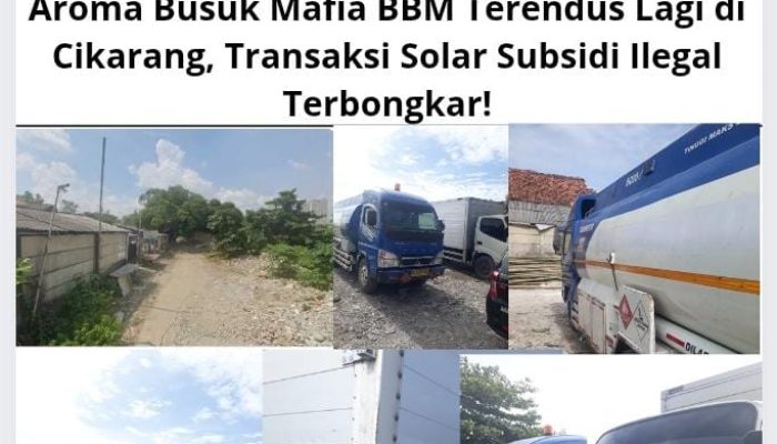 Aroma Busuk Mafia BBM Terendus Lagi di Cikarang, Transaksi Solar Subsidi Ilegal Terbongkar!