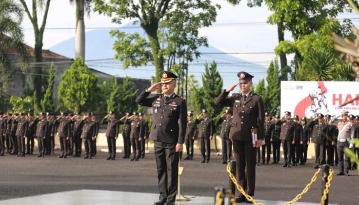 Polres Garut Gelar Upacara Hari Pahlawan 2025 : Terus Bergerak Melanjutkan Perjuangan