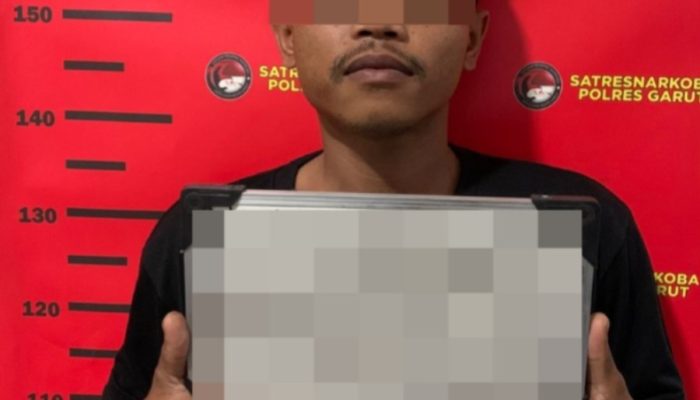 Satresnarkoba Polres Garut Ringkus Pengedar Sabu Jaringan Cilawu, Amankan Barang Bukti 6,37 Gram Sabu Siap Edar