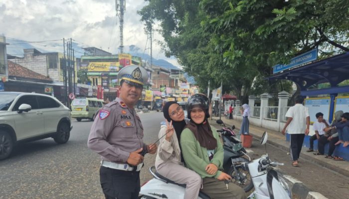 Hari Pertama Ops Zebra Lodaya 2025 Puluhan Pengendara Terjaring, Polres Garut berikan Teguran Kepada Pelanggar