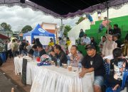 Kapolsek Cikijing Bersama Anggota Laksanakan Pengamanan Pertandingan Sepak Bola SU-CI Cup 2025