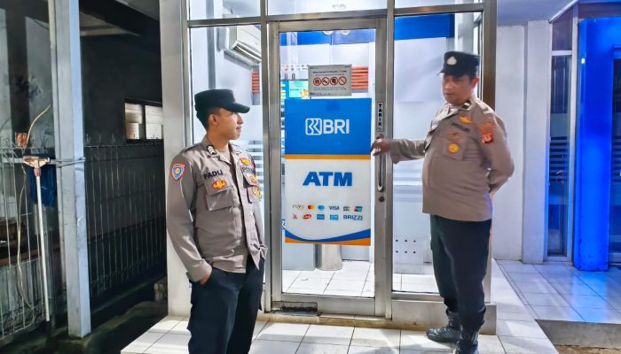 Patroli Polsek Cikijing Monitoring Gerai ATM BRI Cikijing