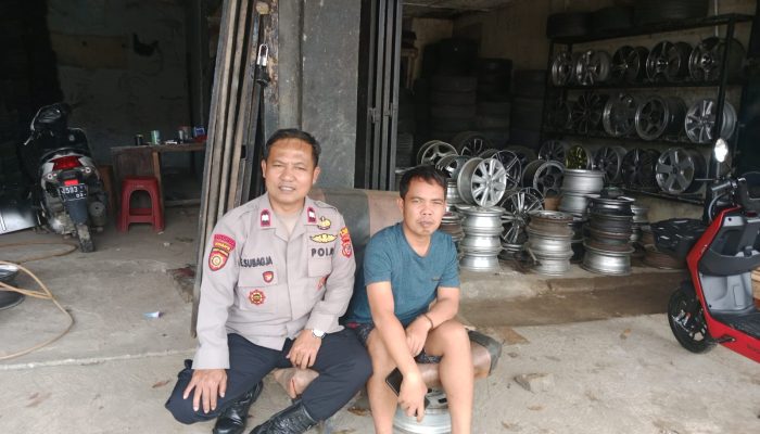 Sambang Kamtibmas, Aiptu Eman Subagja Imbau Warga Pro Aktif Jaga Kamtibmas