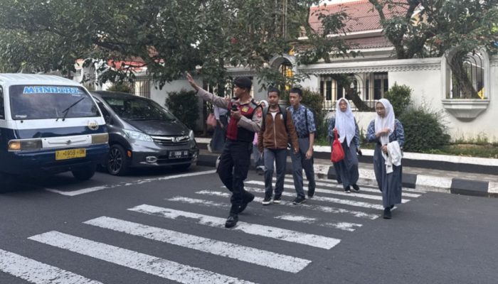 Polres Garut Laksanakan Gatur Pagi Serentak