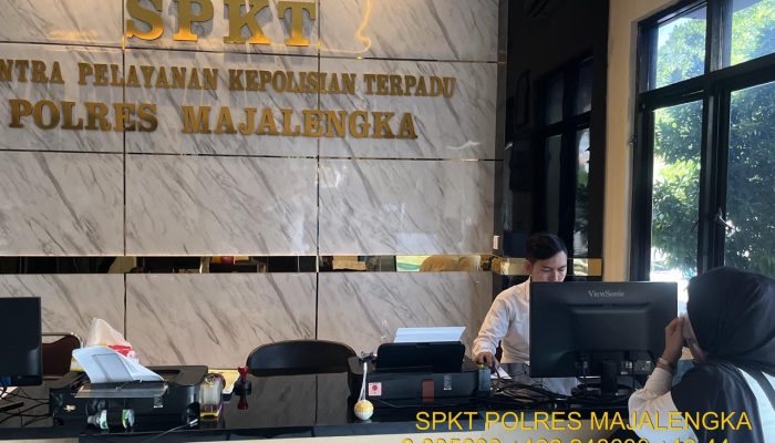 SPKT Polres Majalengka Terima Laporan Kehilangan KTP dan ATM Atas Nama Mustika N