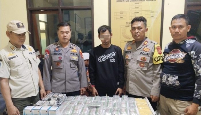 Polsek Caringin Amankan Ribuan Butir Obat Keras dari Warung di Jalur Lintas Selatan Rancabuaya