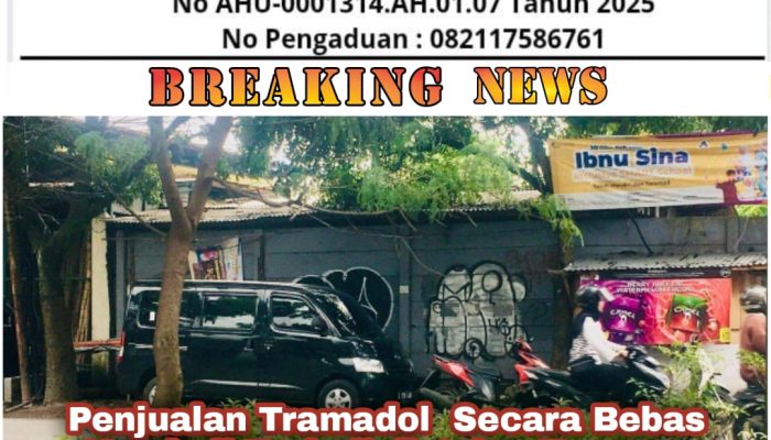 Penjualan Tramadol  Secara Bebas Kembali Terjadi di Jalan Terusan Jakarta, Kelurahan Antapani Tengah