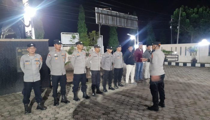 Polsek Palasah Laksanakan Apel KRYD, Antisipasi Gangguan Kamtibmas