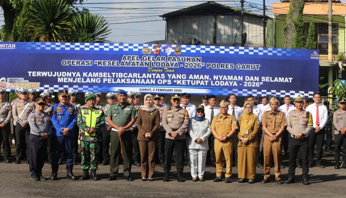 Apel Operasi Keselamatan Lodaya 2026 Digelar, Polres Garut Tegaskan Lalu Lintas Humanis dan Berkeselamatan