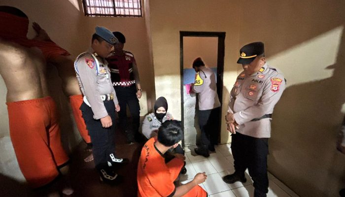 Pastikan Keamanan, Pawas Polres Majalengka Laksanakan Pengecekan Tahanan