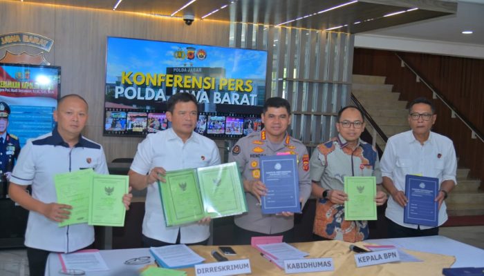 *Ratusan Sertifikat Terbit di Lahan Sengketa, Polda Jabar Tegaskan Komitmen Berantas Mafia Tanah*