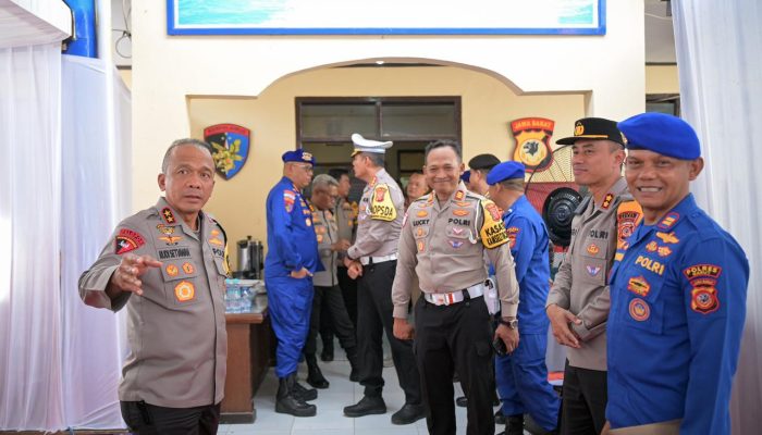 Kapolres Garut Dampingi Kapolda Jabar Tinjau Jalur Pantai Selatan Jelang Operasi Ketupat Lodaya 2026