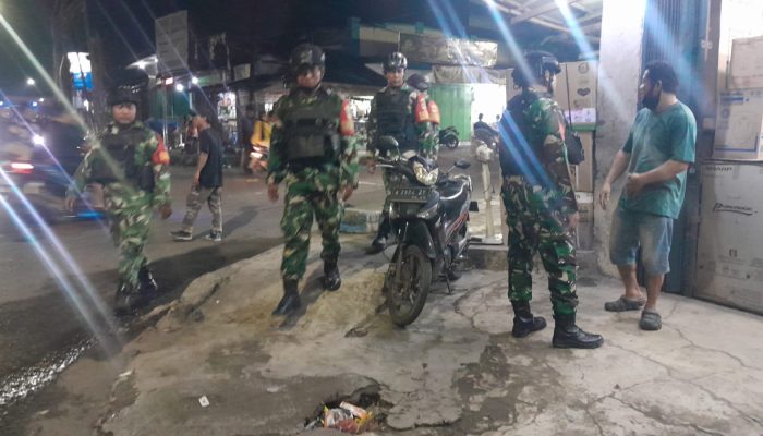 Jaga Kamtibmas Koramil 12/Rajeg Patroli Siskamling