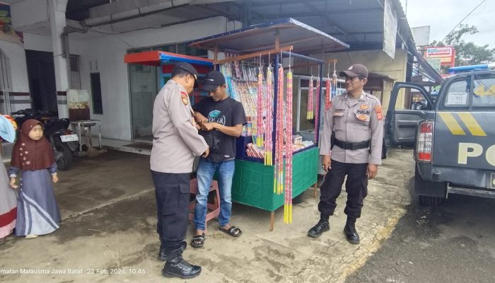 Ciptakan Kenyamanan Di Bulan Ramadhan, Polsek Malausma Razia Petasan