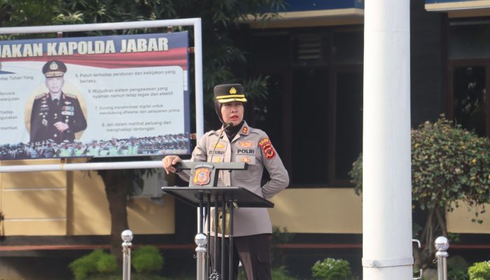 Polres Majalengka Gelar Apel Jam Pimpinan, Kapolres Tekankan Disiplin Personel