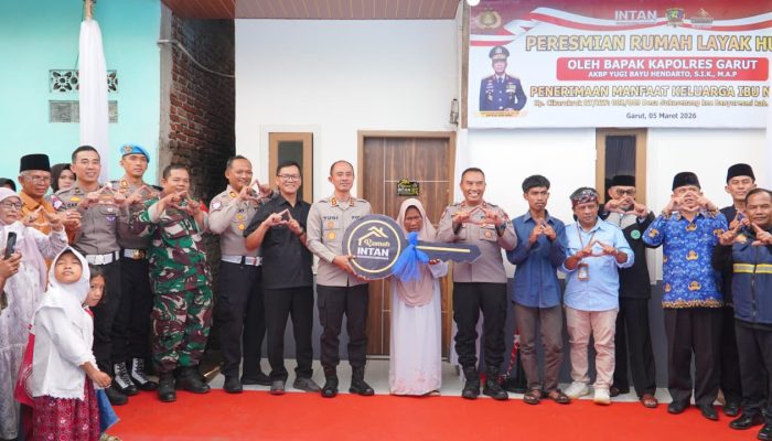 Kapolres Garut Resmikan Dua Rutilahu, Wujudkan Rumah Layak Huni untuk Warga Banyuresmi dan Karangpawitan